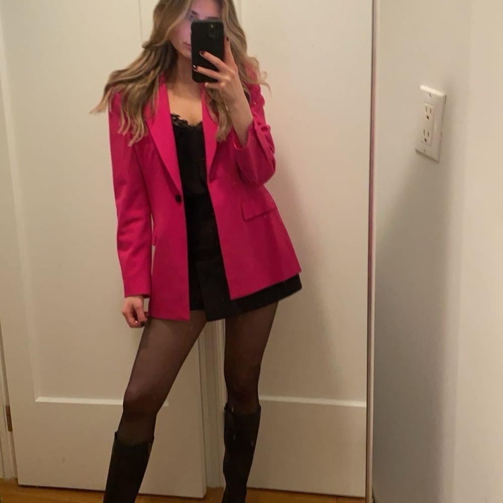 Hot pink blazer
